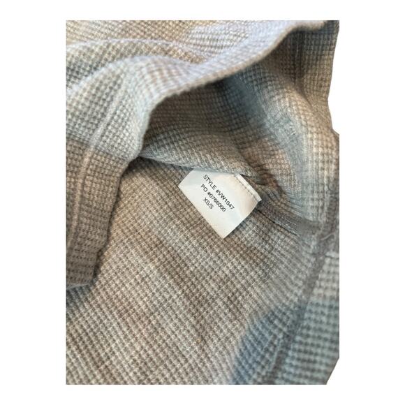 Vuori Gray Waffleknit Oversized Crop Top Size XS/S - Picture 4 of 4